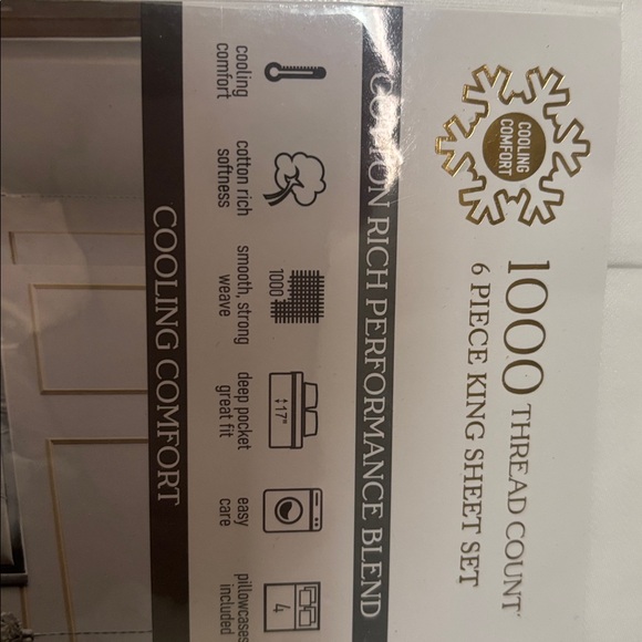 NWT King Size Sheet Set - Picture 7 of 7